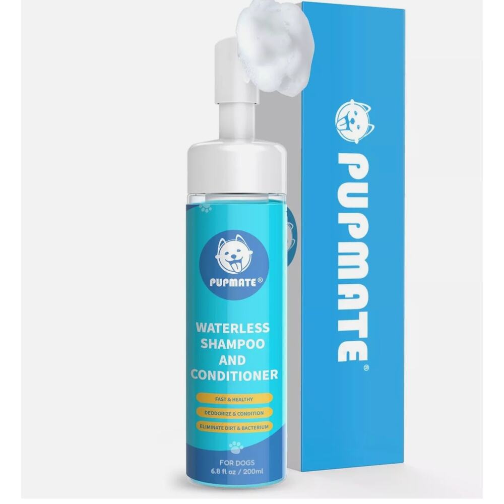 PUPMATE Paw Cleaner | No-Rinse Foaming Cleanser for Dogs Cats | 6.8 fl oz